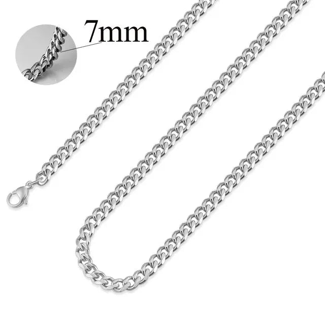 Multi Größe Männer Geflochtene Link Kette Halsketten Großhandel Edelstahl Männlichen Halsband Colar Schmuck mode Geschenke für Ihn