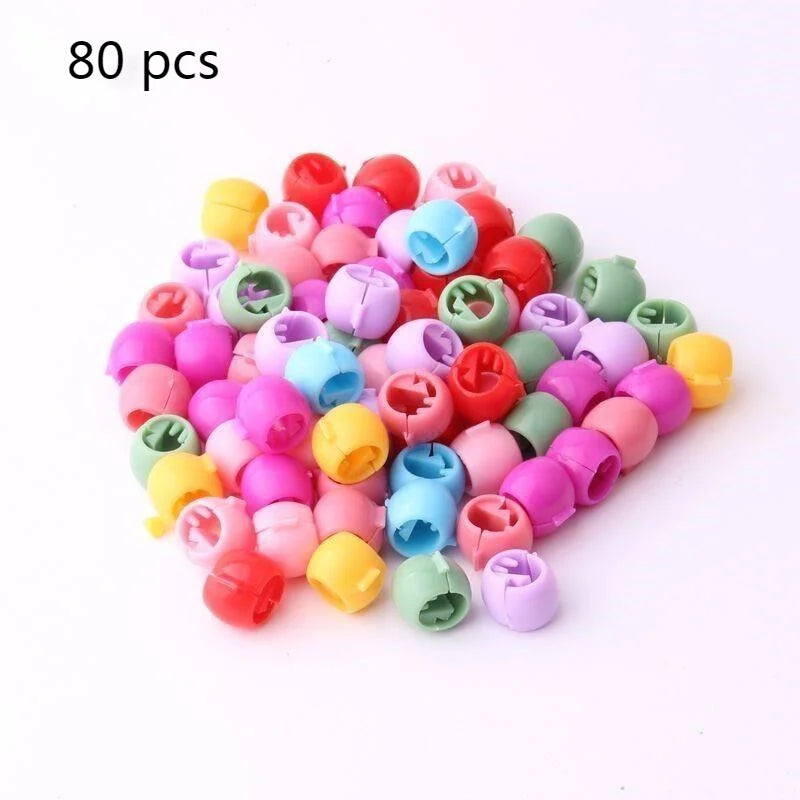 Süße Mini Haar Clips Kreative Einfache Braid Haarnadel Für Mädchen Kleine Schmetterling Haar Klaue Headwear Ornamente 20 stücke/80 stücke/tasche