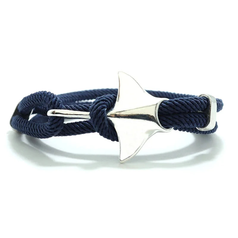 Bohemian Manta Rays Armband Trendy Marine Leben Handgemachte Wrap Braslet Männer Frauen Mulrilayer Seil Braclet Tier Schmuck Armband