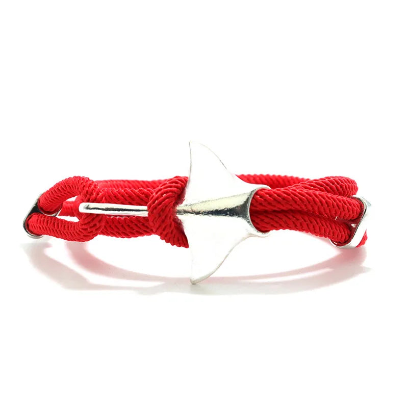 Bohemian Manta Rays Armband Trendy Marine Leben Handgemachte Wrap Braslet Männer Frauen Mulrilayer Seil Braclet Tier Schmuck Armband