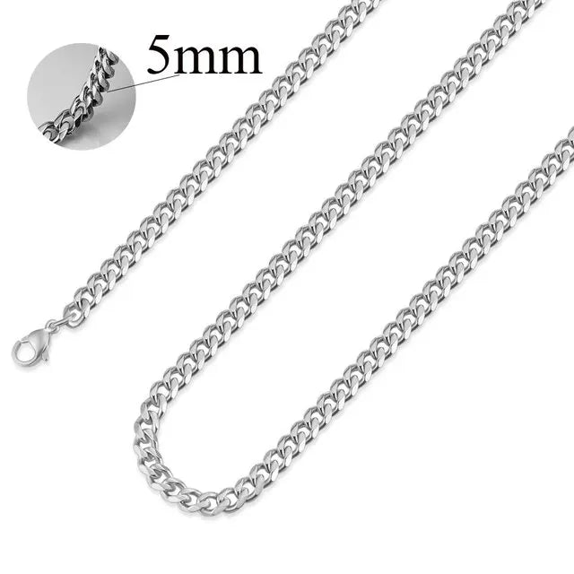 Multi Größe Männer Geflochtene Link Kette Halsketten Großhandel Edelstahl Männlichen Halsband Colar Schmuck mode Geschenke für Ihn