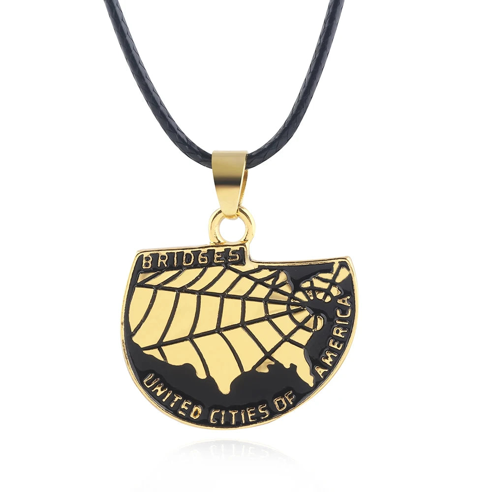 Spiel Death Stranding Dreamcatcher Halskette Sam's Dream Catcher Anhänger Leder Kette Halskette Für Frauen Männer Amulett Schmuck Geschenk