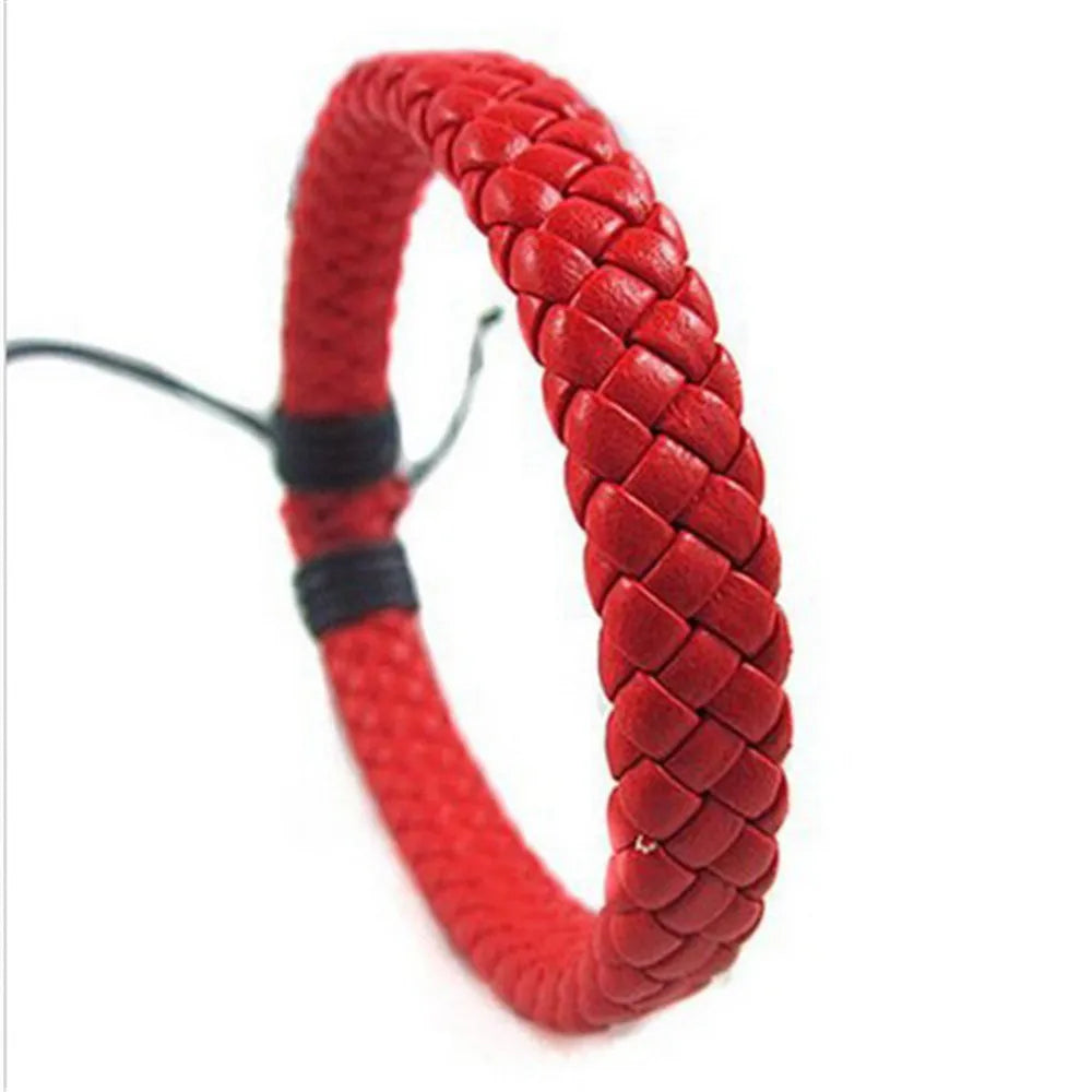 Einfache Design Schwarz Leder Armband Für Frauen Männer Punk Seil Kette Charme Armreifen Gothic Schmuck Geschenke A621