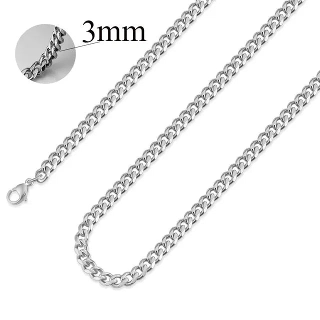 Multi Größe Männer Geflochtene Link Kette Halsketten Großhandel Edelstahl Männlichen Halsband Colar Schmuck mode Geschenke für Ihn