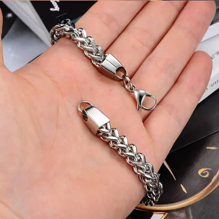 Silber/Gold/Schwarz Edelstahl Handgelenk Kette Armbänder Armreifen Für Männer Männlich Punk Link Schmuck Zubehör Großhandel