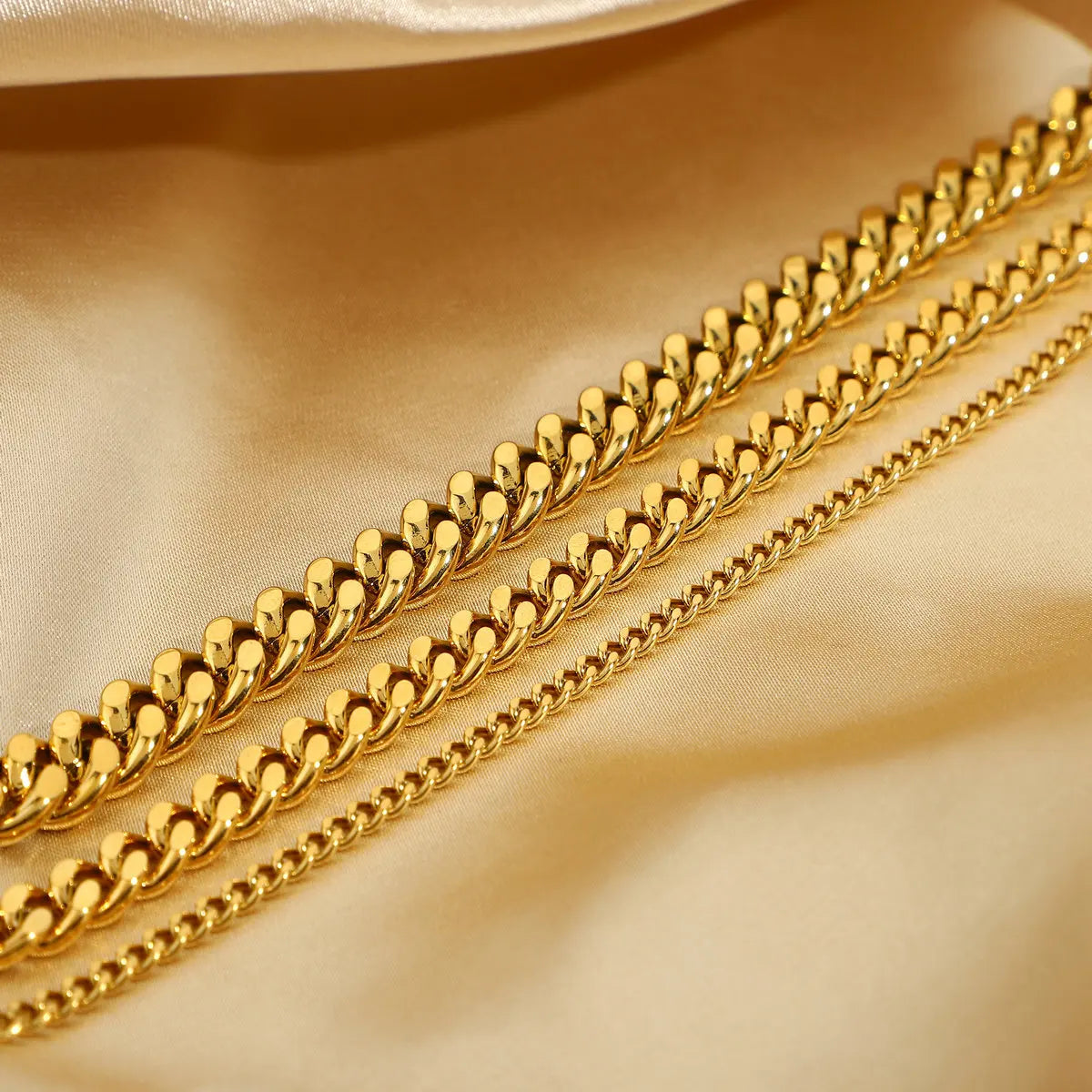 3mm 6mm 8mm Punk Miami Kubanischen Kette Fußkettchen Für Frauen Gold Überzogene Edelstahl Stapeln Kette Fußkettchen fuß Schmuck
