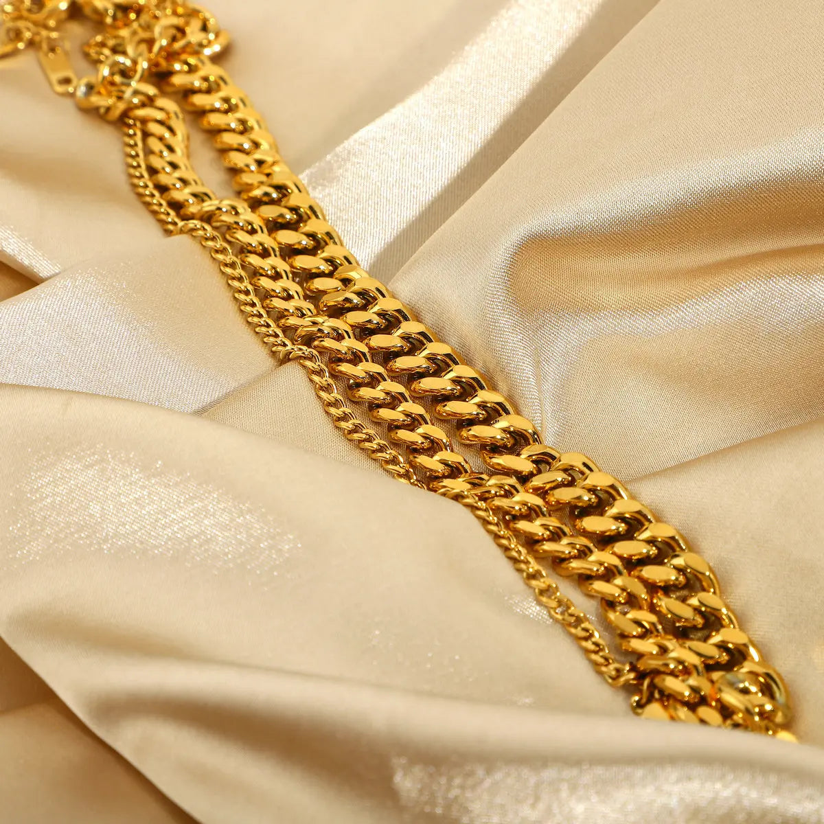 3mm 6mm 8mm Punk Miami Kubanischen Kette Fußkettchen Für Frauen Gold Überzogene Edelstahl Stapeln Kette Fußkettchen fuß Schmuck