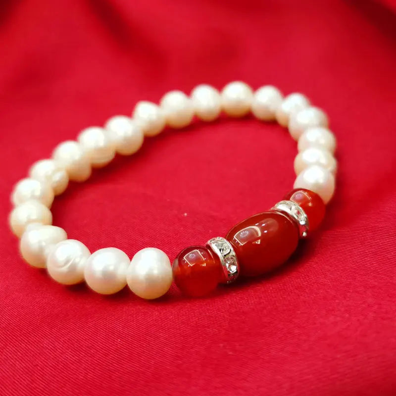 Cellacity achat Armband für Frauen Silber 925 Schmuck Edelsteine Natürliche Süßwasser Perle Weibliche Jahrestag Geschenk Großhandel