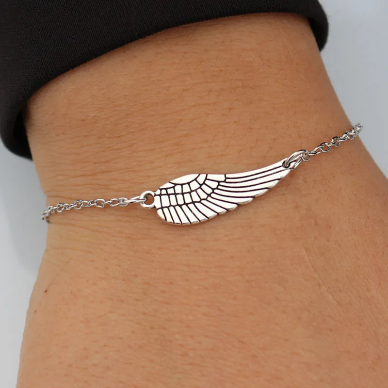 Charm-Armbänder für Männer und Frauen, Retro-Schmuck, Gliederkette, Armreif, Kreuz, Herz, Handschellen, Liebe, Frieden, Auge, Valentinstagsgeschenk