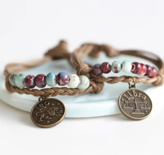 Konstellationen Keramik hand made DIY Armbänder Artware Retro für frau mädchen geschenk Mode Schmuck #1442