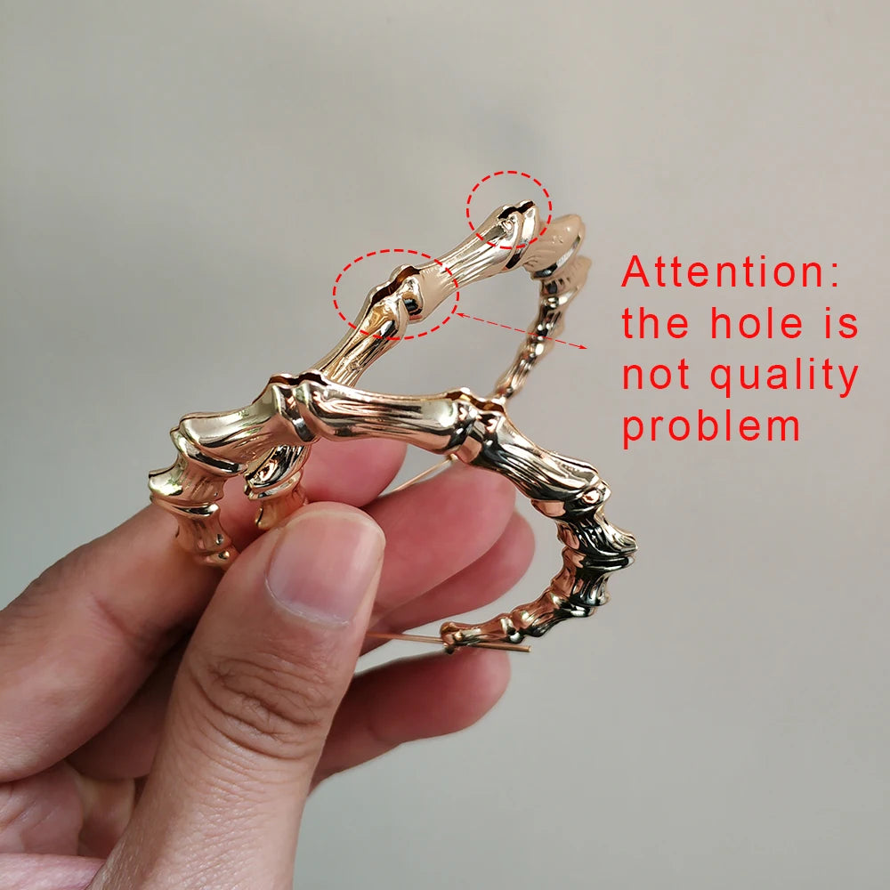 VIVILADY Heißer Größere Bambus Creolen Frauen Basketball Ehefrauen Sommer Frühling Herbst Mode Schmuck Mädchen Bijoux Zubehör Geschenke