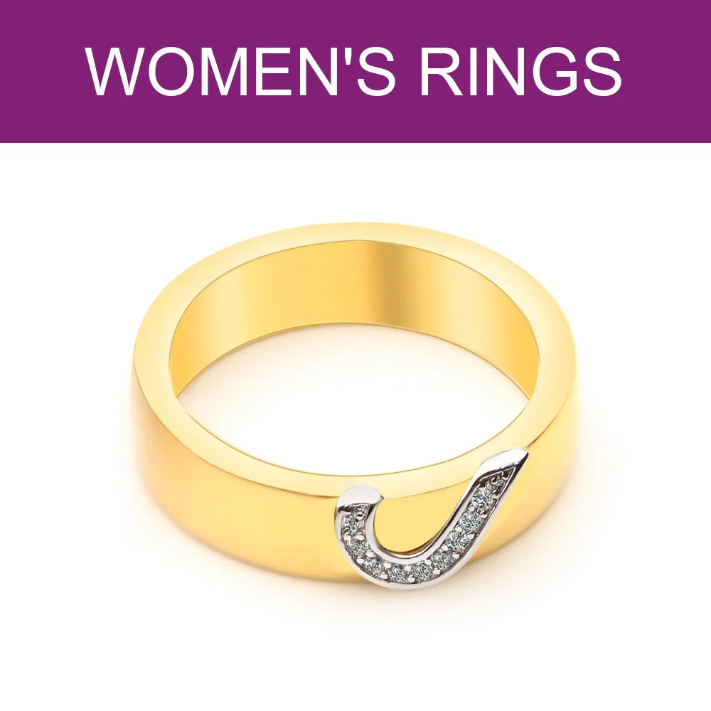 VAROLE Minimalistischer Herz-Paarring mit Kristall-Fingerringen für Damen/Herren, modischer Hochzeitsschmuck, Geschenke