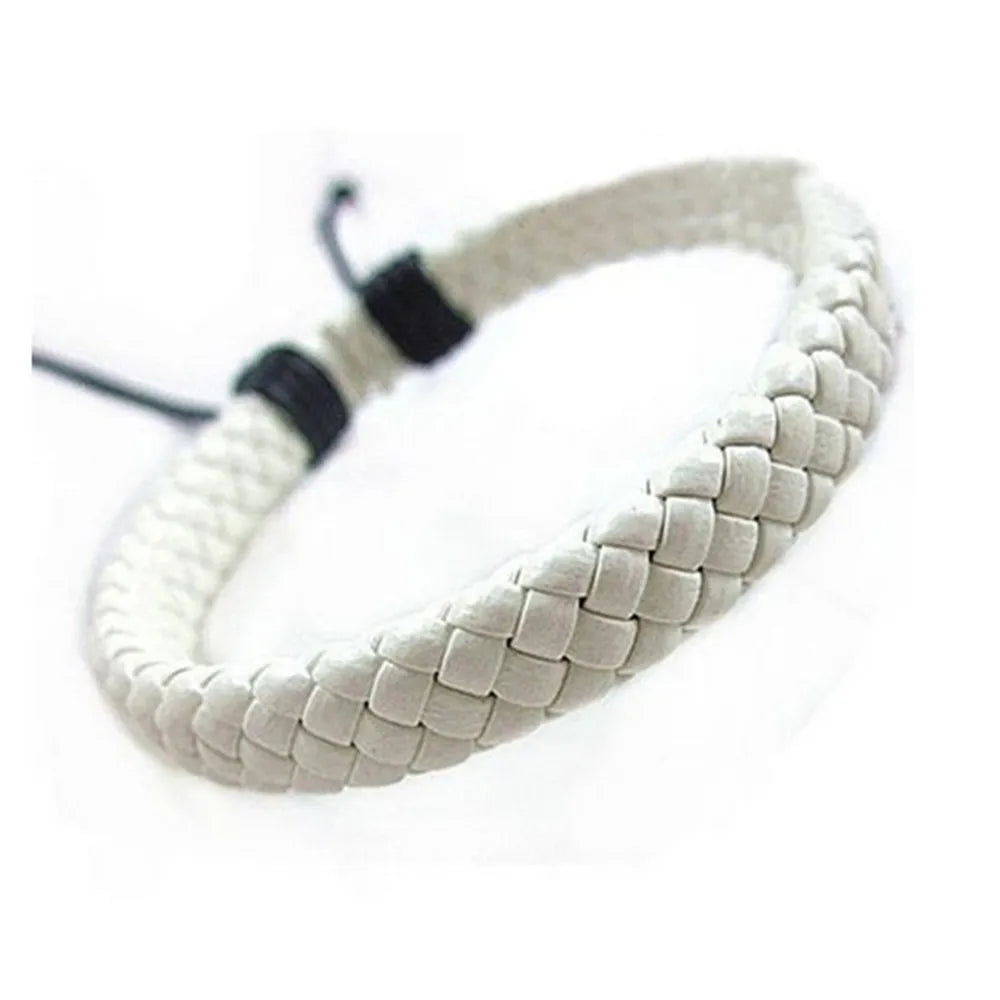 Einfache Design Schwarz Leder Armband Für Frauen Männer Punk Seil Kette Charme Armreifen Gothic Schmuck Geschenke A621