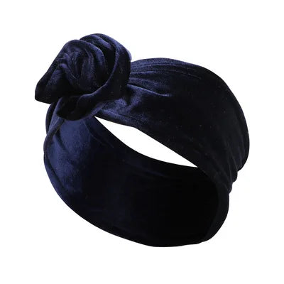 2022 neue Mode Frauen falten Eisendraht Stirnband böhmischen Mädchen Kreuz Turban Bandanas drucken Haar bänder Haarschmuck