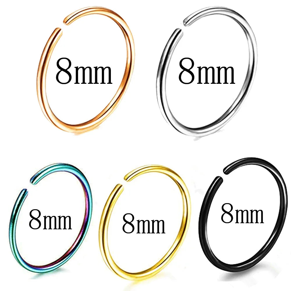 Körperschmuck Chirurgenstahl Daith Herz Ring Knorpel Tragus Piercings Hoop Lippe Nasenringe Orbital Ohrstecker Helix Schmuck