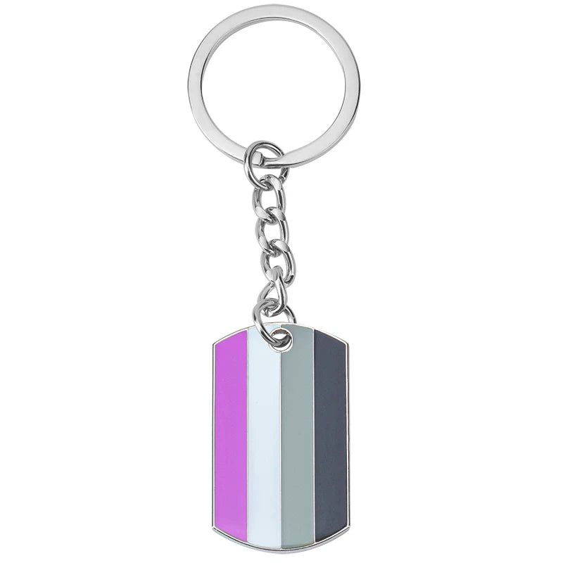 Transgender Regenbogen Pansexueller Stolz Genderqueer Stolz Asexueller Anhänger Halskette Regenbogen Herz Halskette für Frauen Schmuck