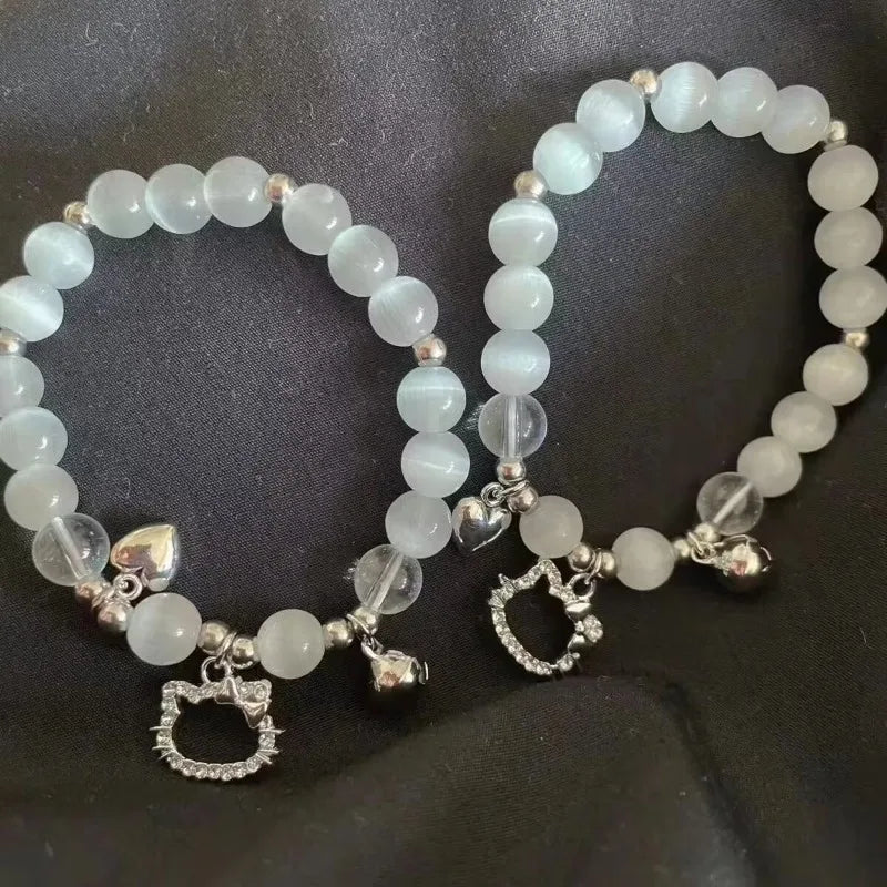 Neues Hellokittys Y2k Armband Kawaii Armband Verstellbarer Anhänger Cartoon Mode Mädchen Schmuck Geburtstag Weihnachten Frau Geschenk