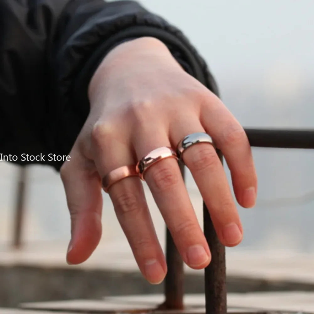 Mode Magnetische Abnehmen Gesundheits Ring Für Männer Frauen Fett Brennen Verlust Gewicht Ringe Edelstahl Öffnung Ringe Schmuck Geschenk