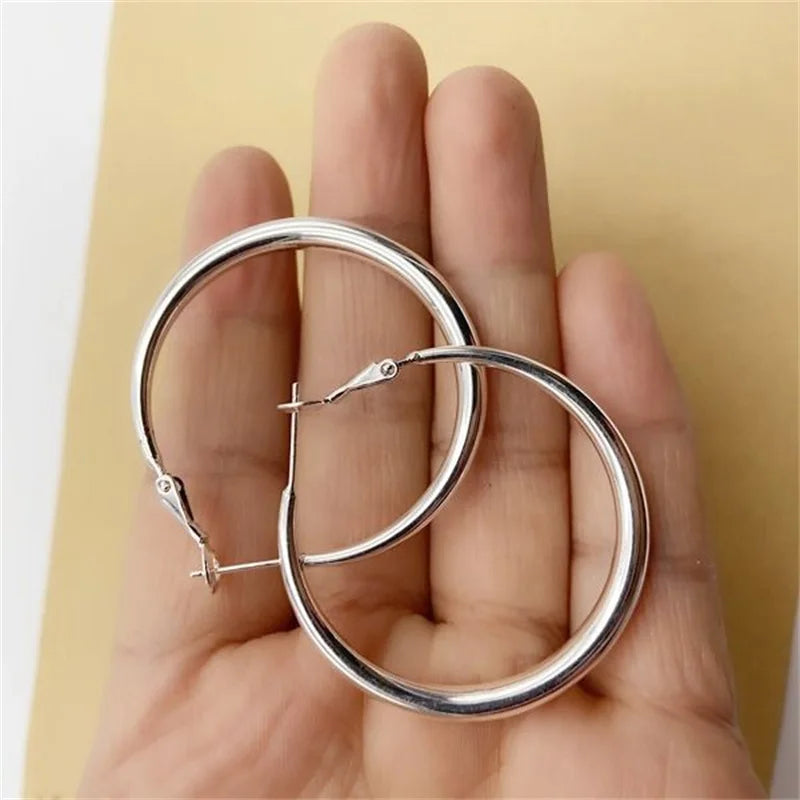 316L Edelstahl Mode Creolen für Frauen Schmuck