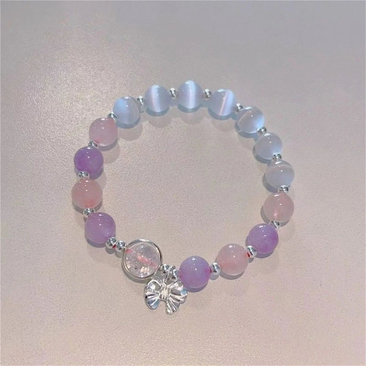 2024 neue Trendy Rote Perlen Kette Armband für Frauen Einfache Hohl Schmetterling Anhänger Armbänder Schmuck Geschenke Zubehör
