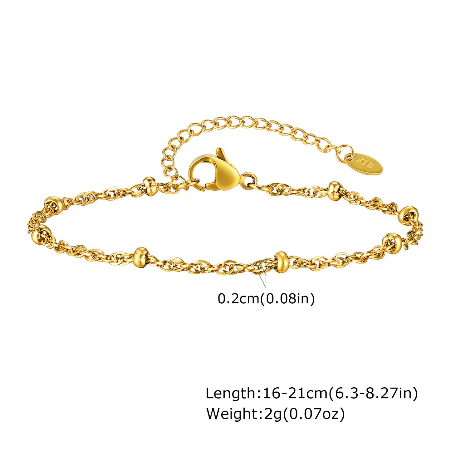 10 mm Stretch-Perlen-Armband für Damen, einfacher stapelbarer Schmuck