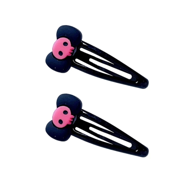 Schädel Haarnadel Schleifen Haars pangen Haarnadel Schädel Bobby Pin Schleifen Haars pange Bögen Haarnadel jk Haars pange jk Haarschmuck