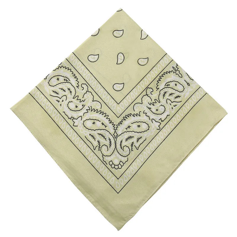 Hip Hop Frauen Bandana Schal Mädchen Kinder Punk Quadratische Bandanas Kopfbedeckung Mode Böhmischen Kopf Schal Stirnbänder Haar Zubehör 2024