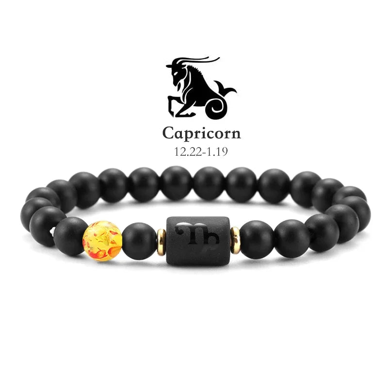 12-Sterne-Schilder, Schmuck für Frauen, Steinbock, Krebs, Löwe, Skorpion, Zwillinge, Schütze, Widder, Jungfrau, Wassermann, Armbänder, Freundschaftsgeschenk