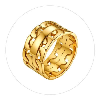 Kettens pro flach 5,5mm 11,5mm kubanischen Kettenblatt für Männer Frauen 316l Edelstahl Paar Schmuck benutzer definierte Ringe cp919