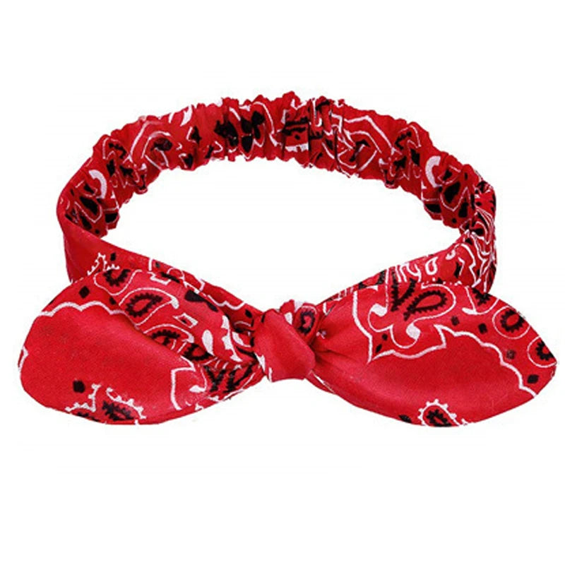 Neue Boho Frauen Weiche Solid Print Stirnbänder Vintage Kreuz Knoten Elastische Haarbänder Turban Bandanas Mädchen Haar Bands Haar Zubehör