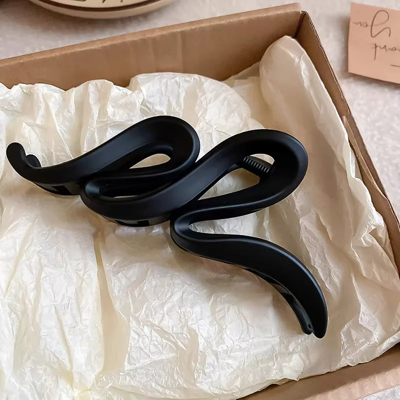Mode Koreanische Einfarbig Acryl Welle Haar Krallen für Frauen Einfache Haar Clip Hohe Qualität Täglichen Haar Zubehör Mädchen Geschenk