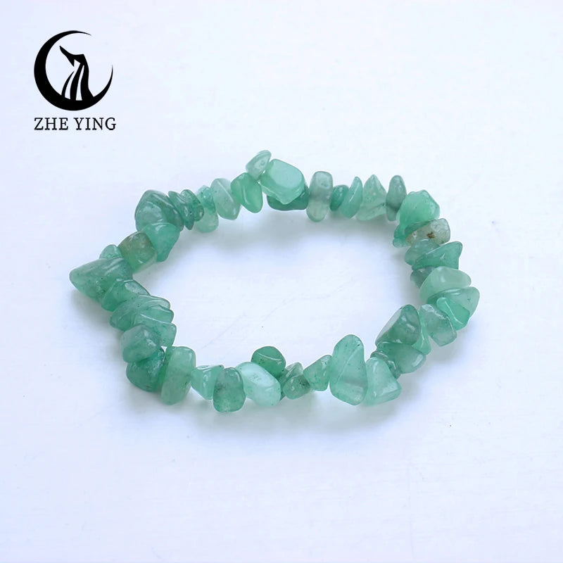Zhe Ying Malachit-Stein-Perlen-Armband, 5–8 mm, kleiner natürlicher Edelstein, Stretch-Armband für Damen, modisch, günstiger Schmuck, Geschenk