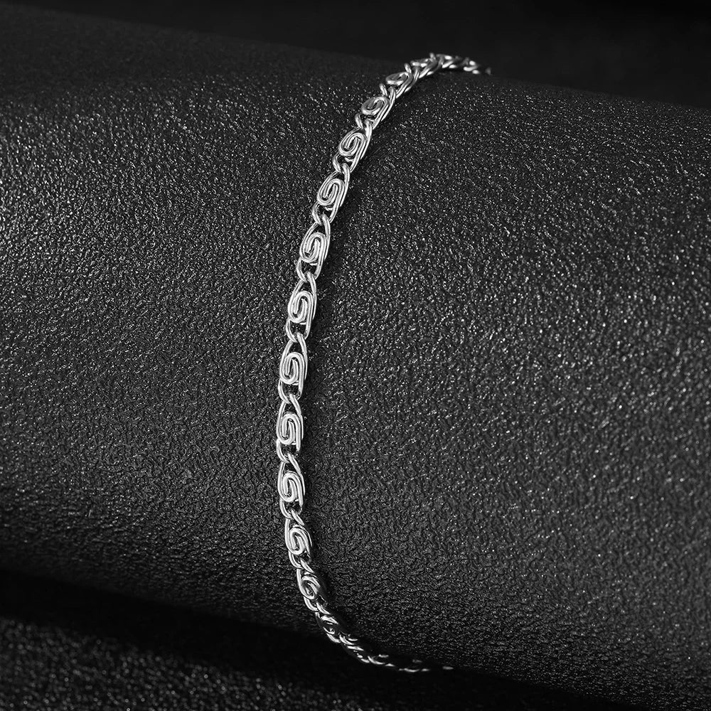 Edelstahl-Armband, neuer Stil, Einfachheit, Subtlety, Büroklammer-Kette, leichtes Luxus-Armband für Damen, Schmuck, Alltagskleidung