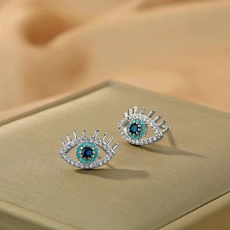 Lucky Türkische blaue Ringe mit bösem Blick für Frauen, offener verstellbarer Edelstahlring, Trend-Paar-Hochzeitsschmuck