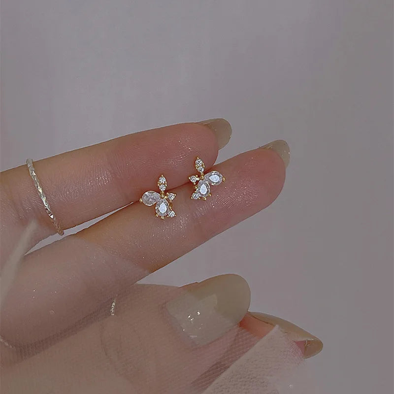 925 Silber Nadel Zirkon Ohrringe Hypoallergen Mode Ohrstecker Weiblichen Anhänger Quaste Anhänger Ohrringe für Frauen Schmuck Geschenk