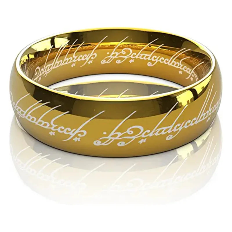 6MM Edelstahl Lasergravur Exquisite Paare Eheringe, Männer und Frauen Mode Film Schmuck Geschenke Großhandel