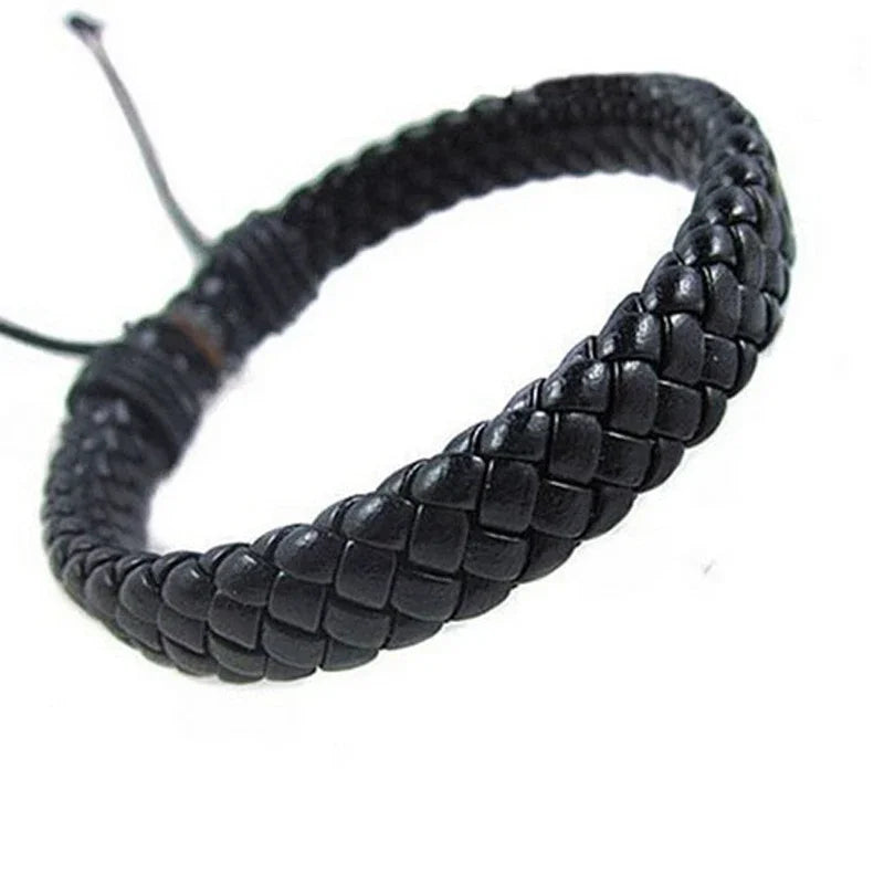 SUMENG 2024 Neue Unisex Seil Handgewebte Mode Armband Surfer Multi-farbe Manschette Einstellbar Einfache Leder Armreif Schmuck geschenke
