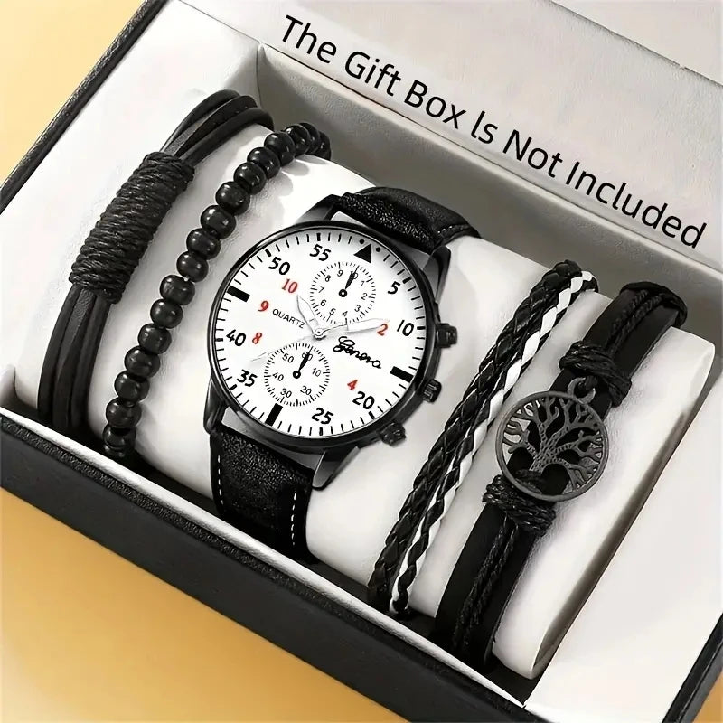 Neue Hip Hop Herrenmode Uhren Luxus Herren uhr Armbanduhr Sport Herren Armbanduhr Armband Set Relogio Masculino