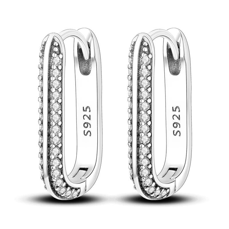 Original 925er Sterlingsilber, buntes Gold, Roségold, große Creolen für Frauen, Kollokation, Hochzeit, für Frau, Freundin, Geschenk