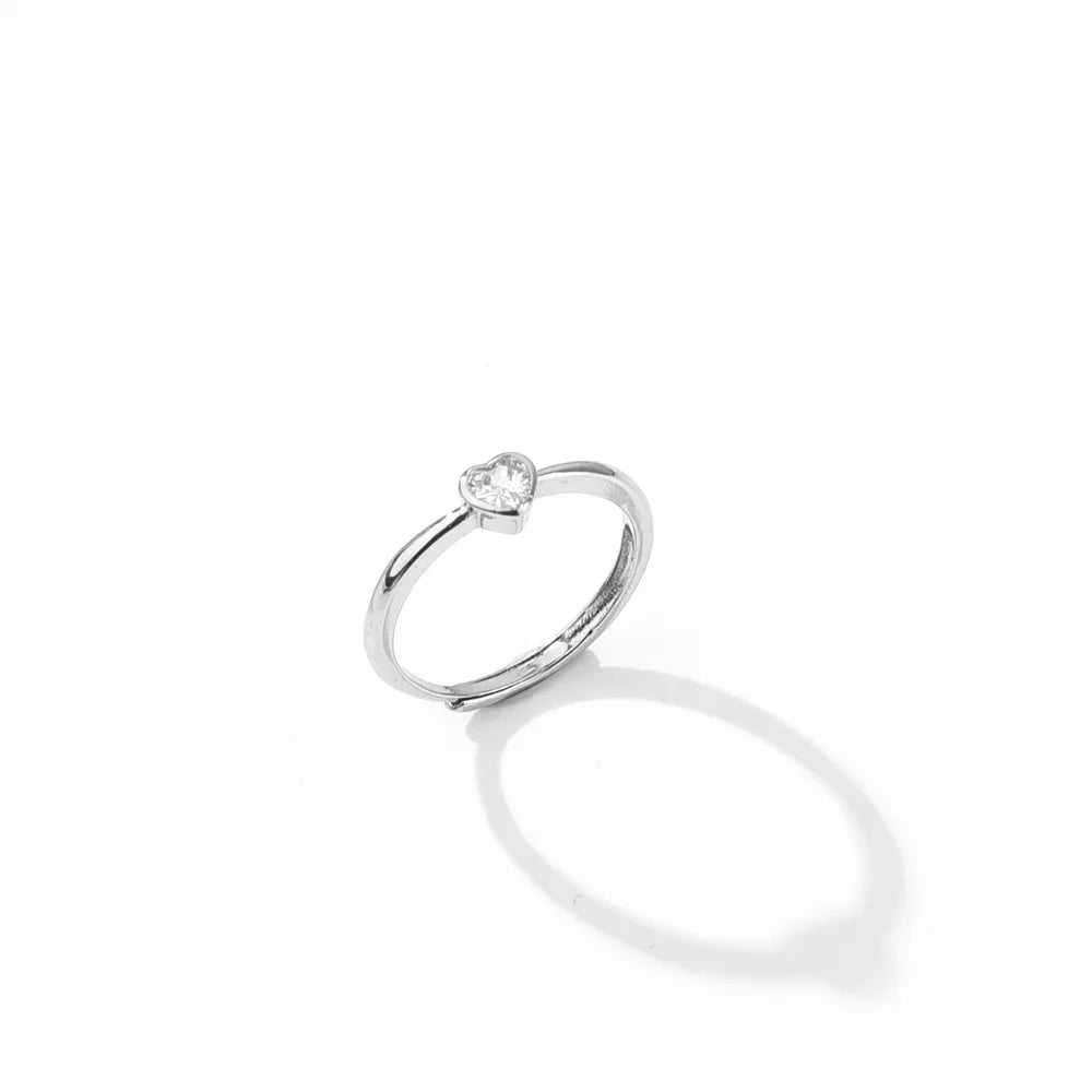 2 Teile/sätze Zirkon Liebe Herz Passenden Paar Ringe Für Immer Endlose Liebe Hochzeit Ring Für Frauen Männer Liebhaber Valentinstag schmuck