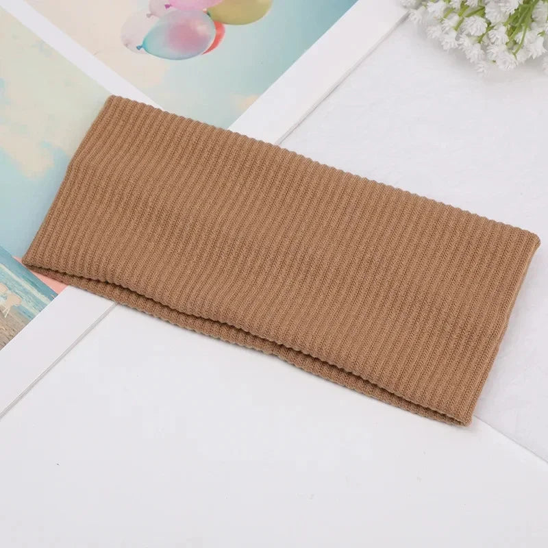 Sport Radfahren Gesicht Waschen Haarbänder Weiche Koreanische Baumwolle Gestrickte Stirnband Für Frauen Mädchen Bandanas Mode Haar Zubehör