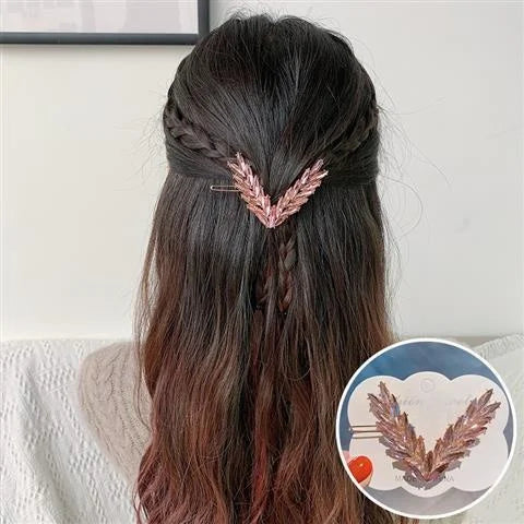 Luxus Glänzende Kristall Haar Clip Für Frauen Koreanische V Form Schnalle Haarnadeln Mädchen Haar Zubehör Headwear Mode Ornamente Geschenk