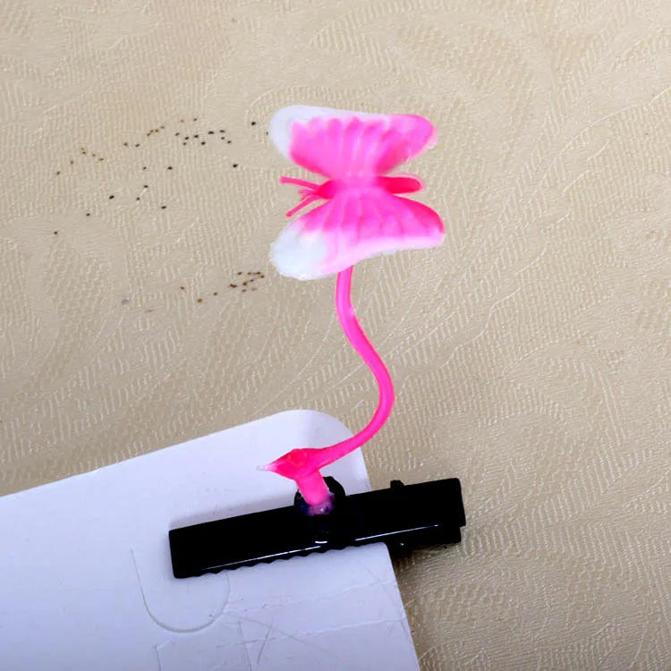 10/5 stücke Sprießen Gras Haar Clip Anlage Sojasprossen Clip Haar Mode Nette Pilze Haarnadel Frauen Haar Anlage Zubehör