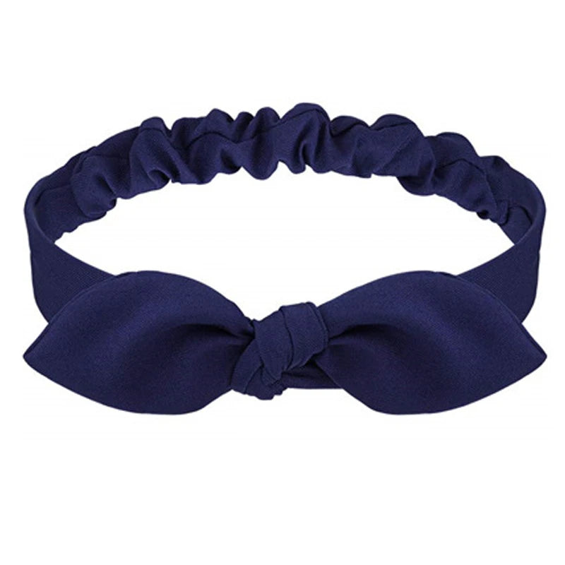 Neue Boho Frauen Weiche Solid Print Stirnbänder Vintage Kreuz Knoten Elastische Haarbänder Turban Bandanas Mädchen Haar Bands Haar Zubehör