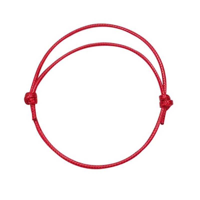 Seil Fußkettchen schwarz rot Farbe verstellbares Armband klassische Männer Frauen Sommer Barfuß Sandalen Fußkettchen Schmuck