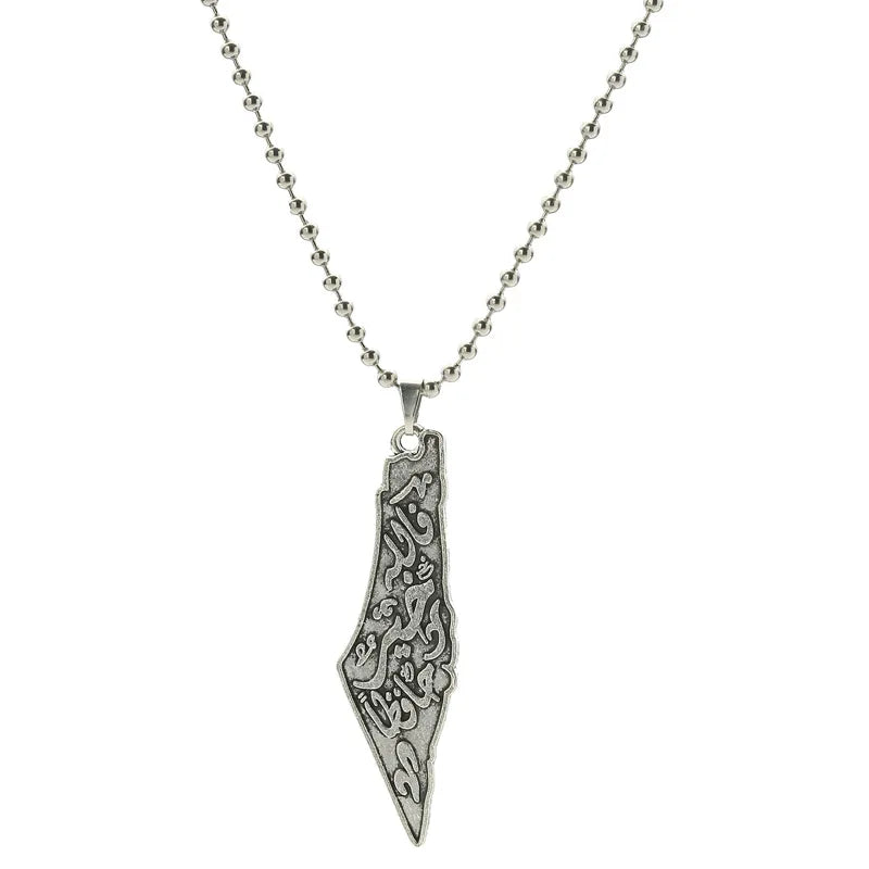 Keffiyeh Anhänger Kette Halskette Schal Form personal isierte Charme trend igen Schmuck Geschenk