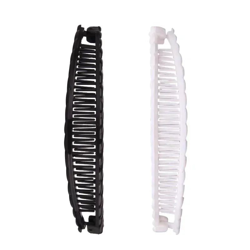 Neue Einfarbig Vintage Banana Haar Clip für Frauen Mädchen Welle Kamm Haarnadel Haar Stil Werkzeug Mode Praktische Haar Zubehör
