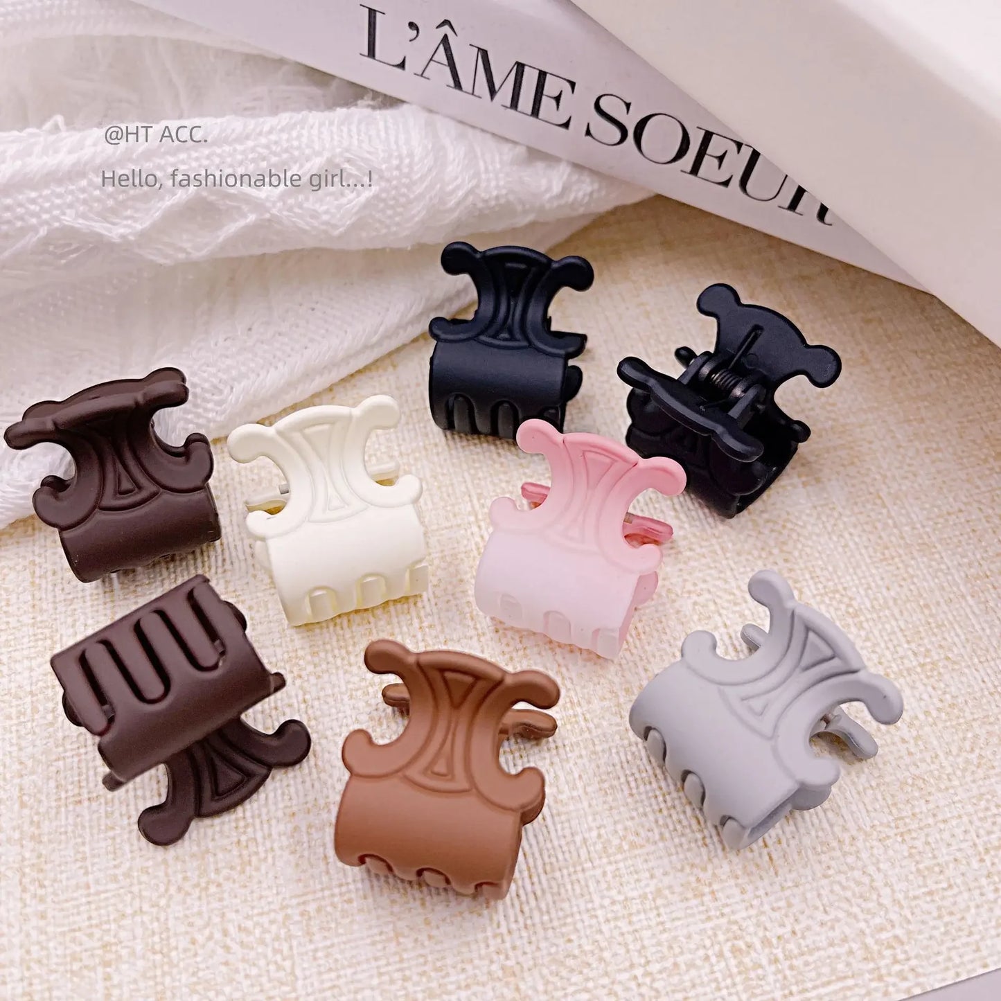 Herbst/Winter Neue Premium Kleine Haarspange Damen Modische Feine Haar-Accessoires Shark Clip Künstlerische Haarnadel