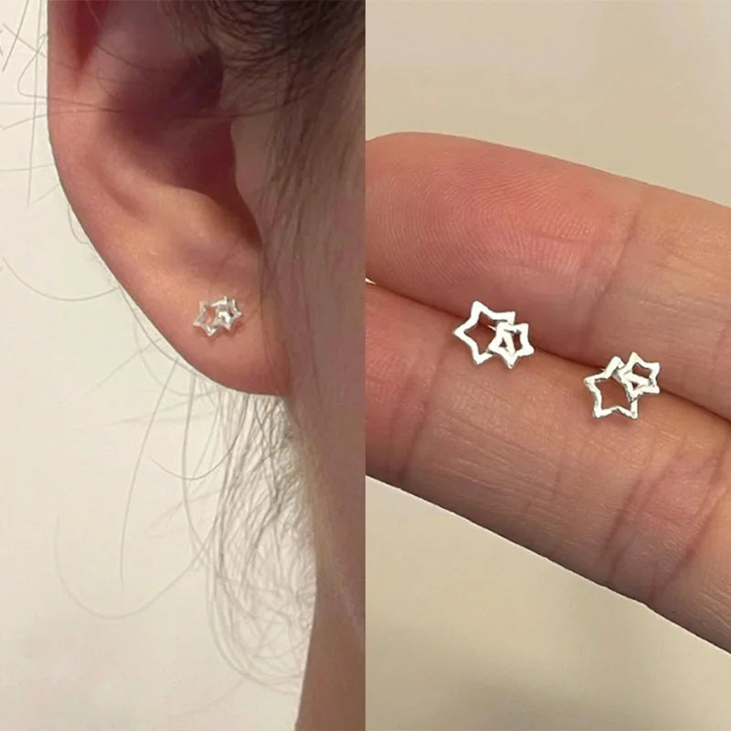 Glänzende Zirkon Stern Quaste Ohrringe Frauen Koreanische Nette Elegante Pentagramm Tropfen Ohrring Y2K Schmuck Hochzeit