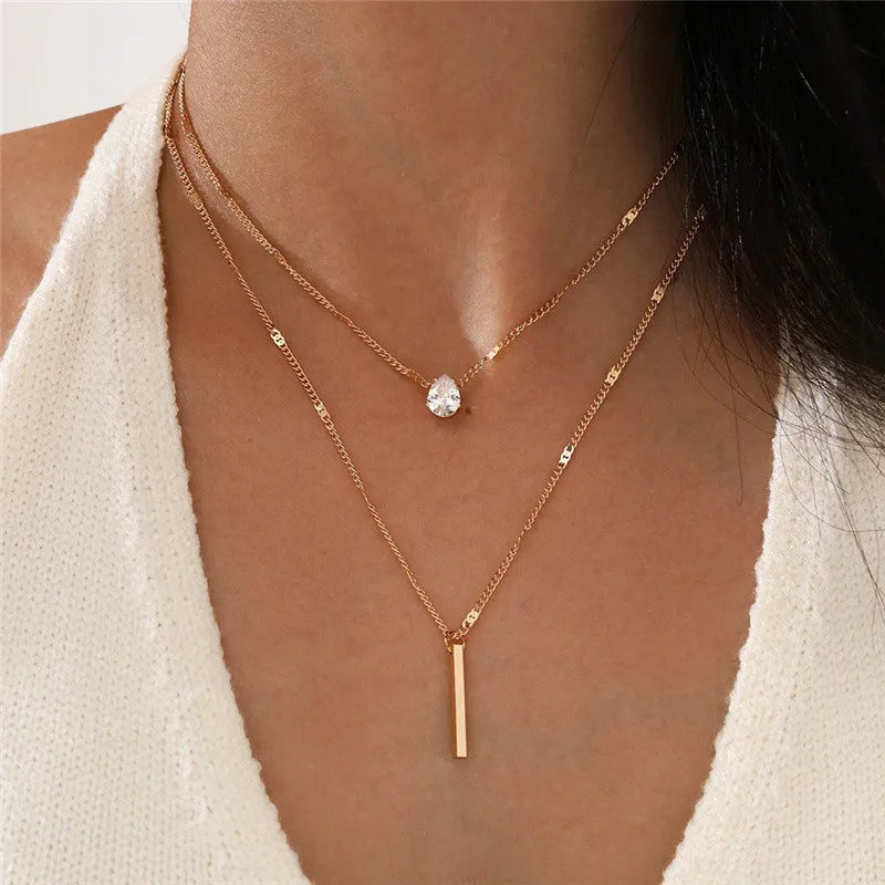 2024 neue Mode Punk Vintage Schlange Anhänger Halskette für Frauen Einfache Gold Farbe Ketten Charms Halsband Weiblichen schmuck Geschenk
